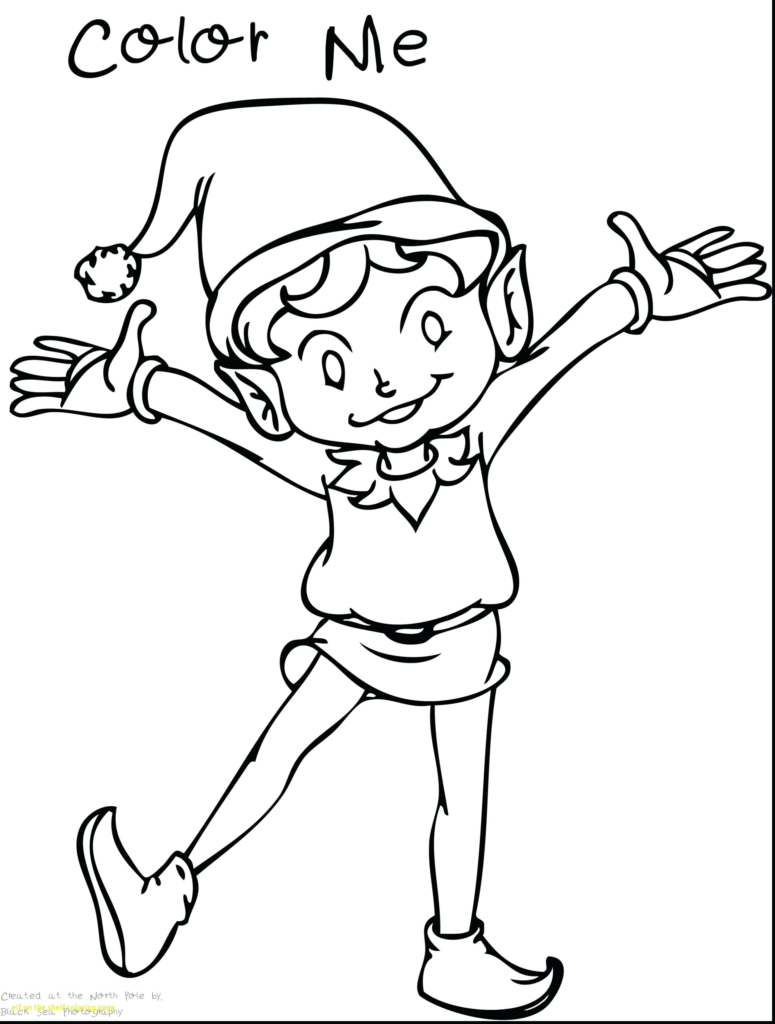 2655x3507 Elf On The Shelf Coloring Page With Awesome Girl Elf Shelf