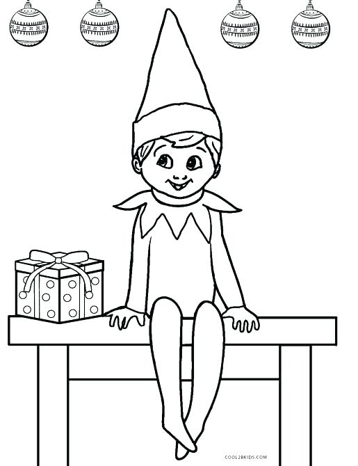 Elf On The Shelf Coloring Pages at GetColorings.com | Free printable ...