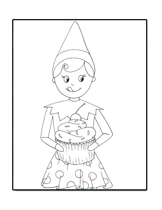 Elf On Shelf Coloring Pages Free Elf Coloring Pages Able Free Elf 570x738 Elf On Shelf Coloring Pages Free Elf Coloring Pages Able Free Elf