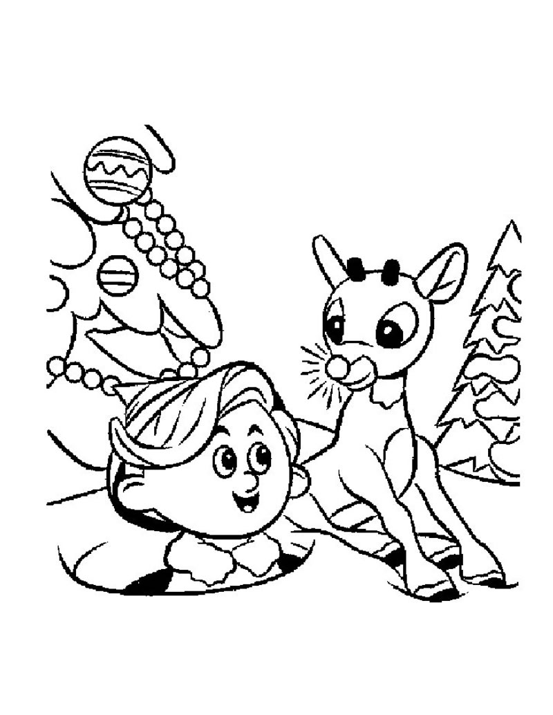 Easy Elf On A Shelf Coloring Pages Free Rudolph And Hermey Misfit 800x1034 Easy Elf On A Shelf Coloring Pages Free Rudolph And Hermey Misfit