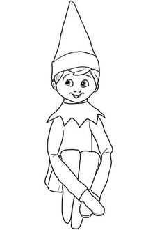 236x330 Christmas Coloring Pages Elves, Shelves And Free