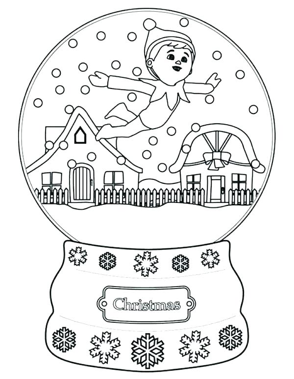 600x775 Elf Coloring Pages Printable