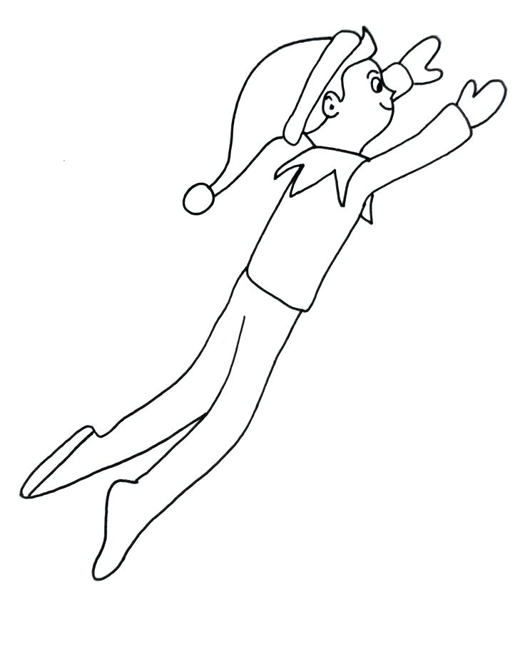 736x920 Elf Coloring Pages Elf Coloring Page Free Elf Coloring Pages