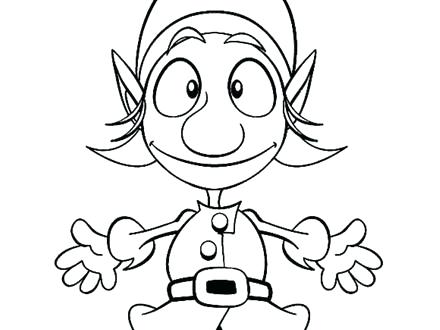 440x330 Elf On The Shelf Coloring Pages For Kids For The Elf Shelf Story