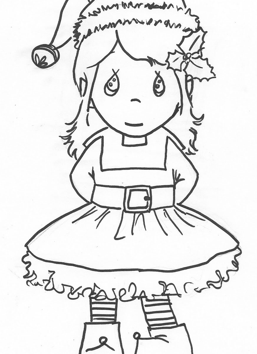 872x1200 Elf Coloring Pages Girl On The Shelf Pdf For Preschool Boy