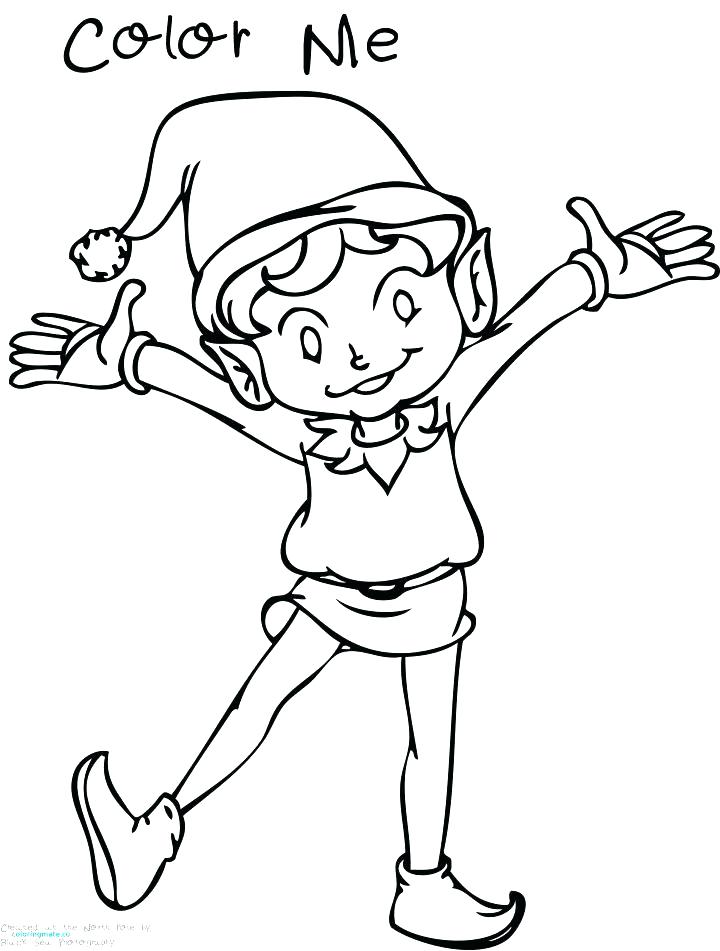 720x951 Elf On The Shelf Coloring Page Free Printable Coloring Pages Elf