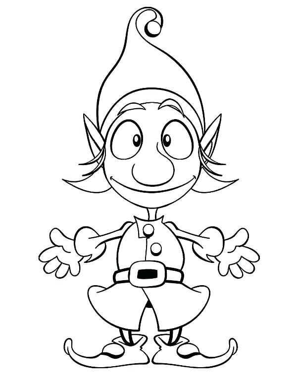600x775 Elf Printable Coloring Pages Elf On The Shelf Coloring Pages Photo