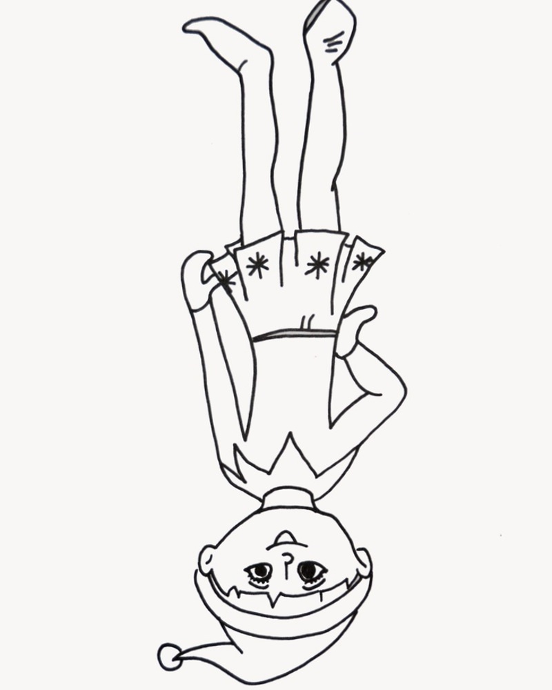 Elf On The Shelf Coloring Pages Free 482592 800x1000 Elf On The Shelf Coloring Pages Free 482592