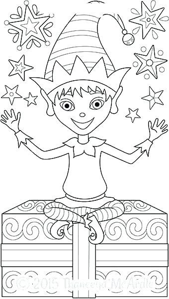 Elf On The Shelf Printable Coloring Pages at GetColorings.com | Free ...