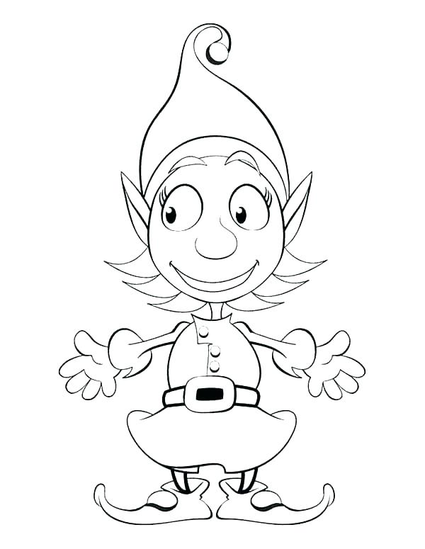 Elf Coloring Pages Coloring Pages Of Elves Elf Coloring Page Elves 600x775 Elf Coloring Pages Coloring Pages Of Elves Elf Coloring Page Elves