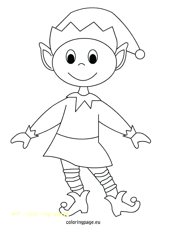 Elf Coloring Pages Gives Elf Colouring Pages Free 595x804 Elf Coloring Pages Gives Elf Colouring Pages Free