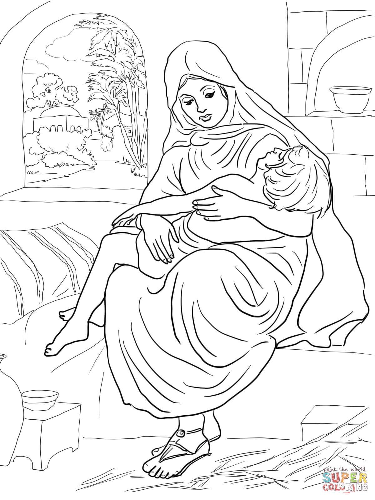 1200x1600 Best Of Elijah Coloring Pages For Sunday School Fresh Shunammite