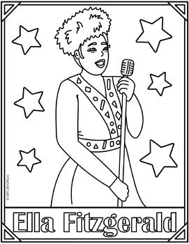Ella Fitzgerald A Tisket, A Tasket Coloring Page Amp Listening 271x350 Ella Fitzgerald A Tisket, A Tasket Coloring Page Amp Listening