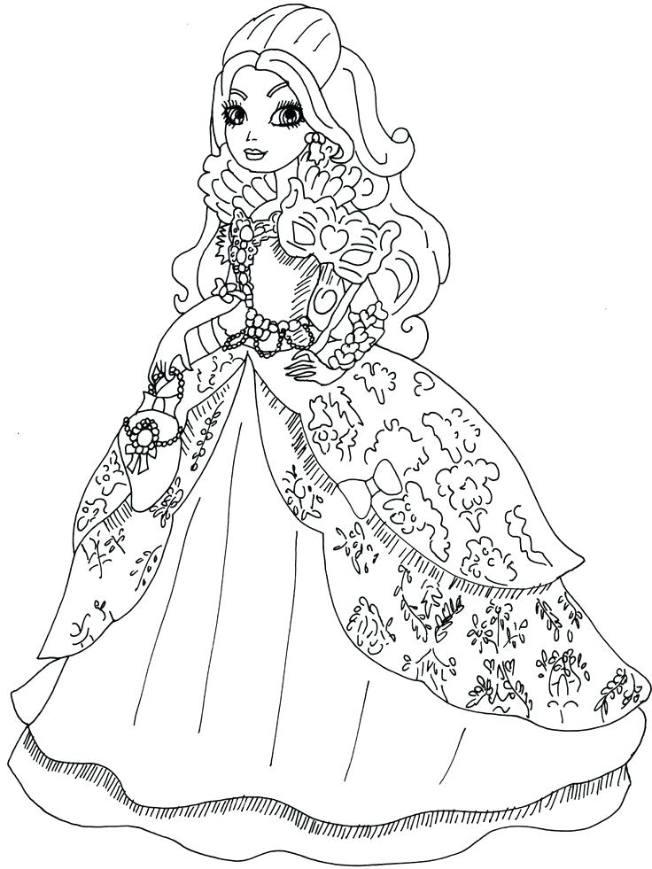 Free Printable Ever After High Coloring Pages Ashlynn Ella 736x981 Free Printable Ever After High Coloring Pages Ashlynn Ella