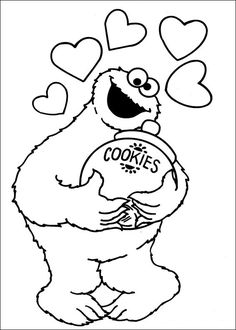 236x330 Top 25 Free Printable Cookie Monster Coloring Pages Online