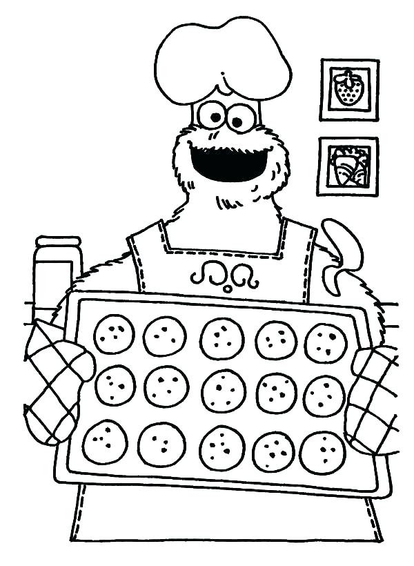600x820 Cookie Monster Coloring Pages Best Cookie Monster Coloring Pages