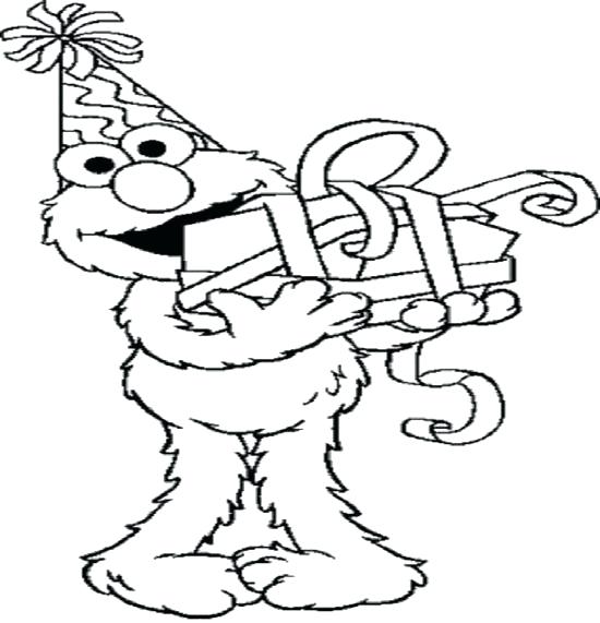 Elmo Birthday Coloring Pages at GetColorings.com | Free printable ...