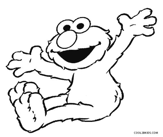 567x476 Printable Elmo Coloring Pages For Kids Cool2bkids