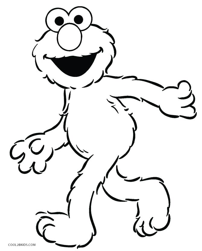 670x833 Elmo Coloring Pages