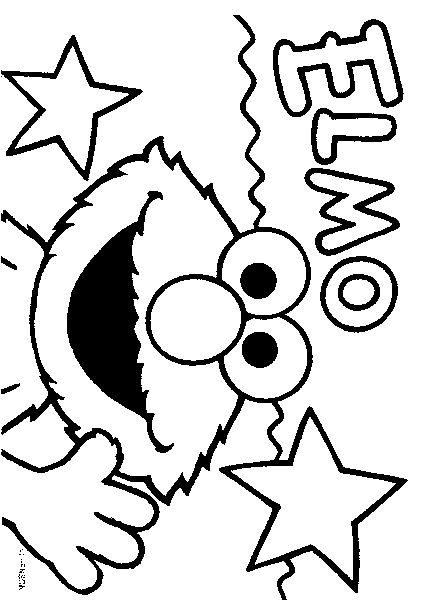421x600 Elmo Birthday Coloring Pages To Print