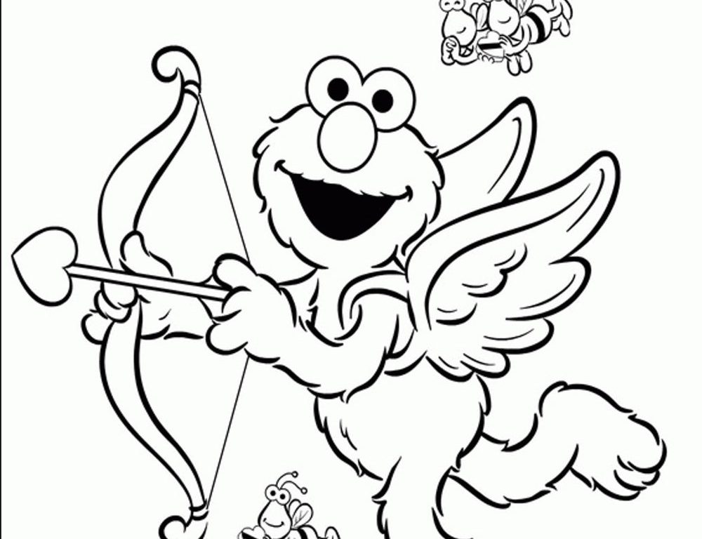 1000x768 Sesame Street Elmo Coloring Page Print Color Pages Printable