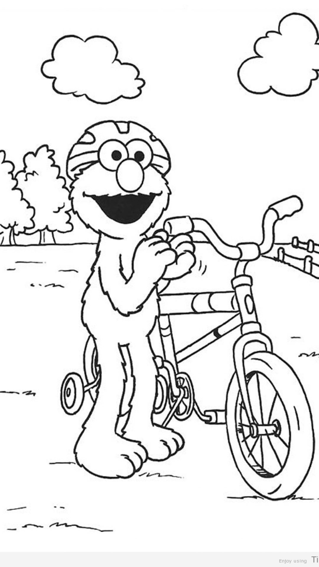 1080x1920 Elmo Coloring Pages Timykids