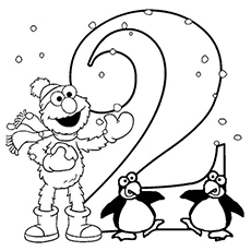 230x230 Cute Elmo Coloring Pages