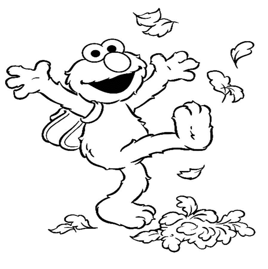 897x899 Free Coloring Pages For Toddlers Printable Elmo Kids Within