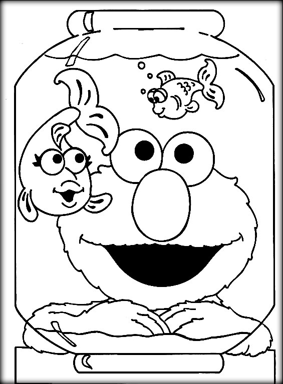 Elmo Coloring Pages For Toddlers at GetColorings.com | Free printable ...