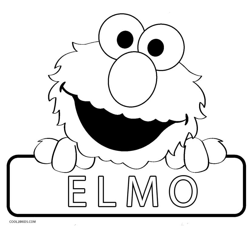 827x742 Classy Design Ideas Elmo Coloring Pages Printable For Toddlers