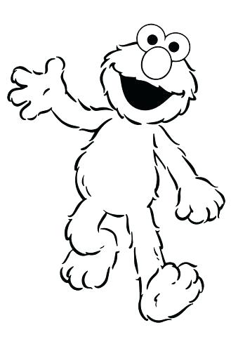 339x480 Coloring Pages Of Elmo Merry Sesame Street Coloring Page