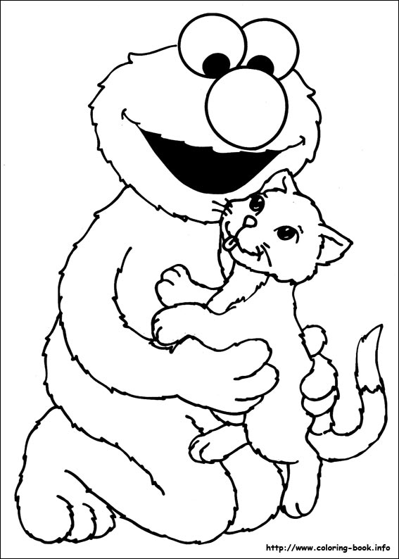 567x794 Sesame Street Coloring Pages On Coloring