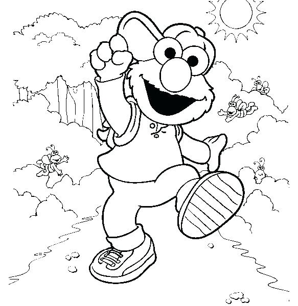 Elmo Face Coloring Page at GetColorings.com | Free printable colorings ...