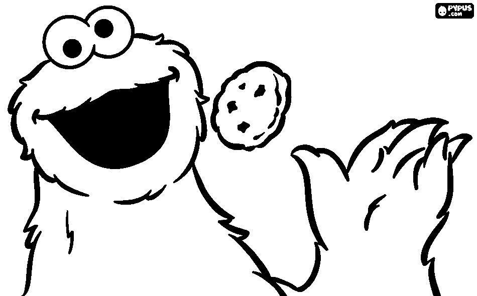 Cookie Monster Coloring Page 950x590 Cookie Monster Coloring Page