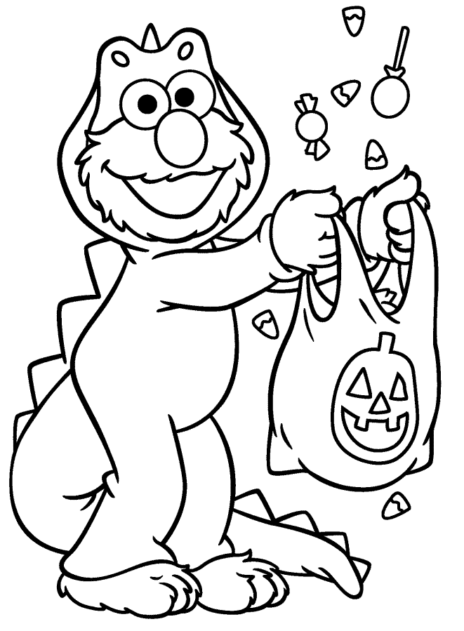 661x899 Elmo Halloween Coloring Pages Elmo Halloween Coloring Pages
