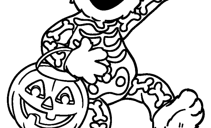 703x425 Sesame Street Halloween Coloring Pages Sesame Street Elmo