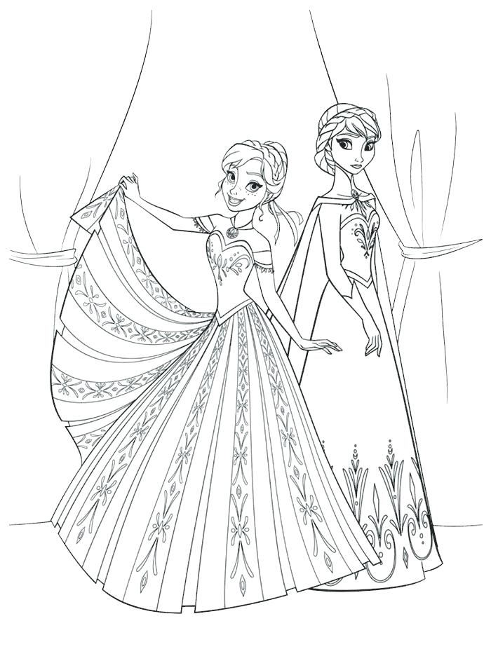 700x926 Elsa And Anna Coloring Pages 17 And Little Chase Little Coloring