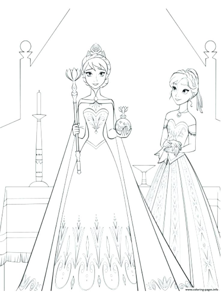 Elsa And Anna Coloring Pages at GetColorings.com | Free printable ...