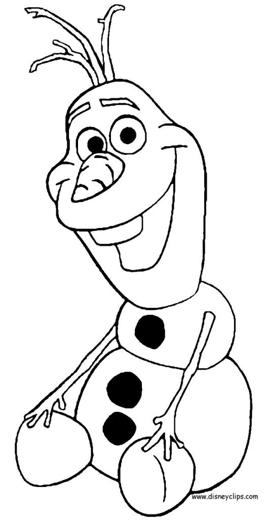 523x1024 Frozen Olaf Coloring Page Simple 714 Coloring Pages