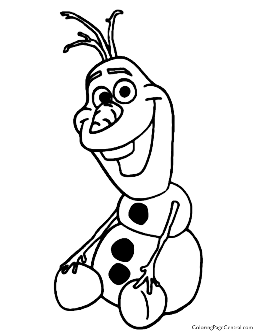 850x1100 Frozen Olaf 01 Coloring Page Coloring Page Central