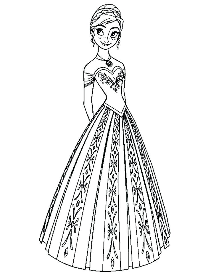 736x981 Elsa And Anna Coloring Color Pages Frozen Elsa Anna Coloring
