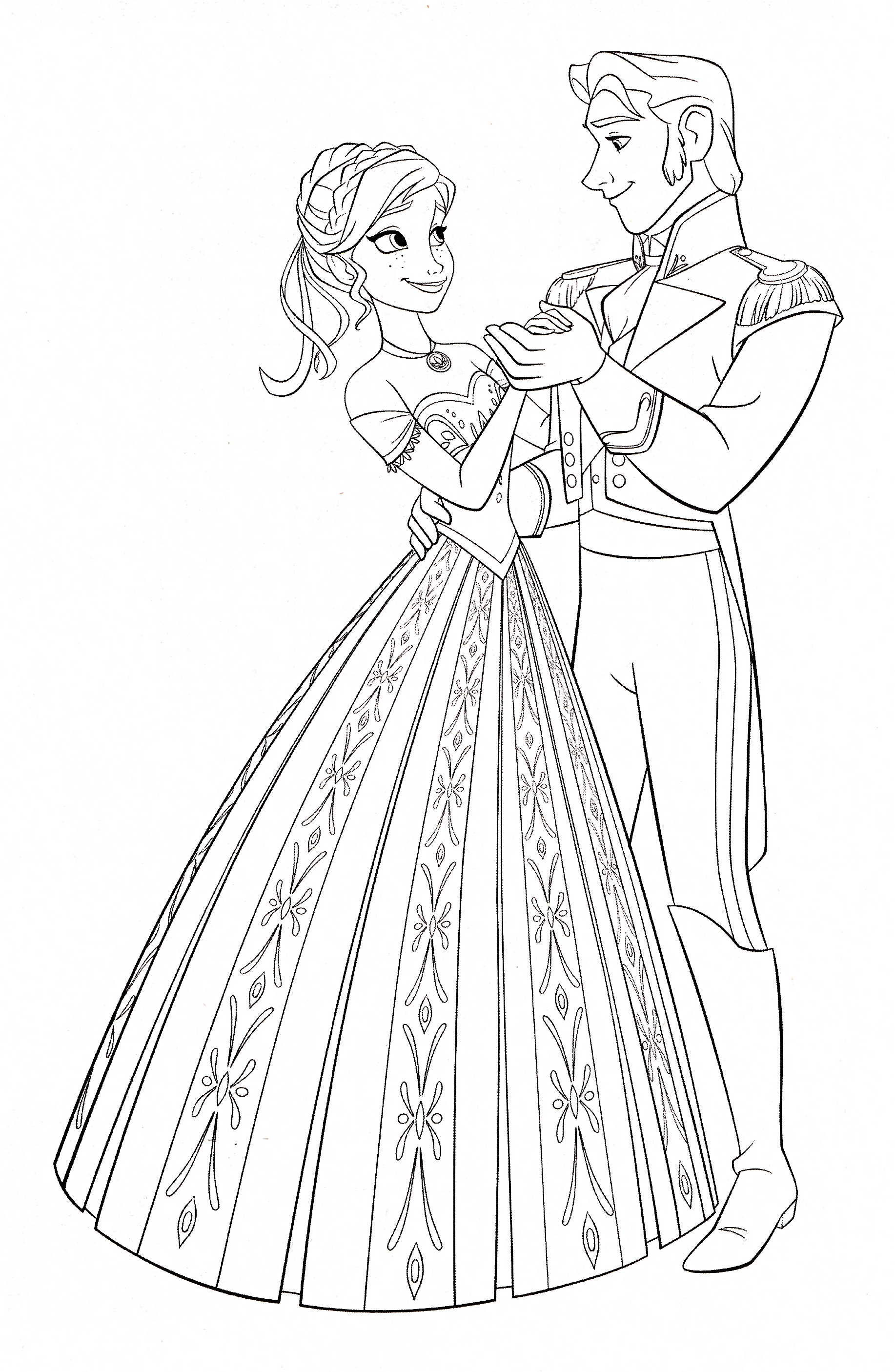 1834x2811 Frozen Hans Coloring Pages