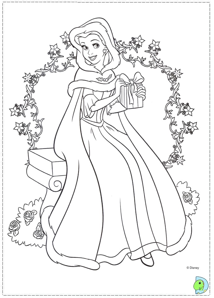 Disney Princess Christmas Coloring Pages 691x960 Disney Princess Christmas Coloring Pages