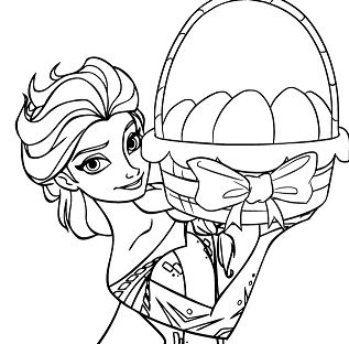 Elsa Coloring Pages 317x312 Elsa Coloring Pages