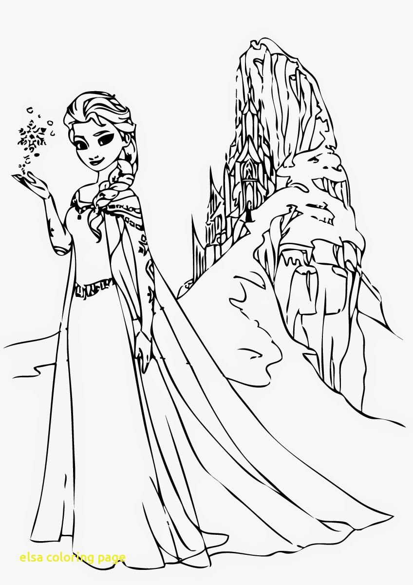 848x1200 Elsa Coloring Page With Elsa Frozen Colouring Pages Disney Frozen