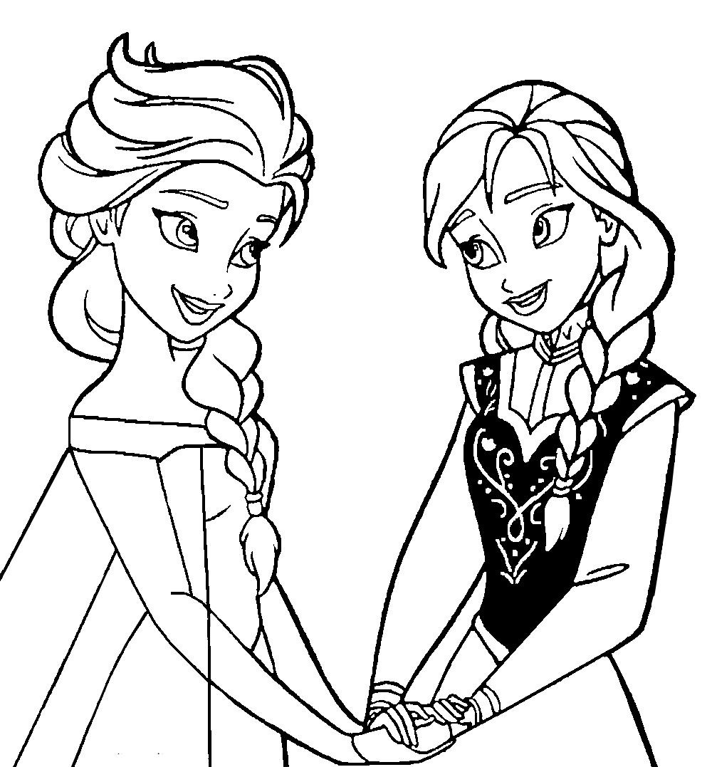1000x1077 Disney Frozen Coloring Pages To Print Elsa E