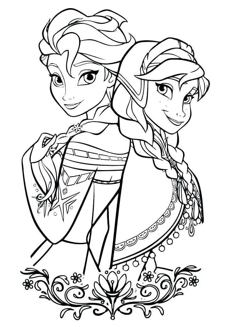 Elsa Coloring Pages Free Printable at GetColorings.com | Free printable ...