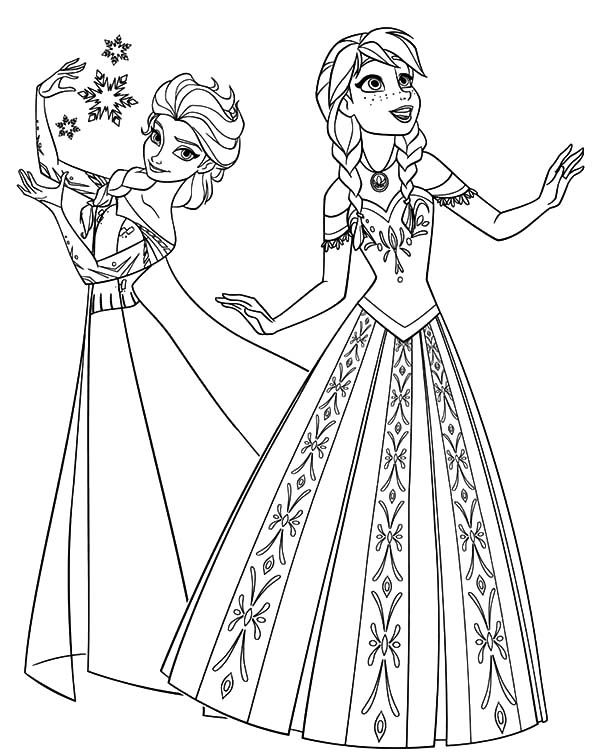 Princess Anna Coloring Pages Free Printable Elsa Coloring Pages 600x753 Princess Anna Coloring Pages Free Printable Elsa Coloring Pages