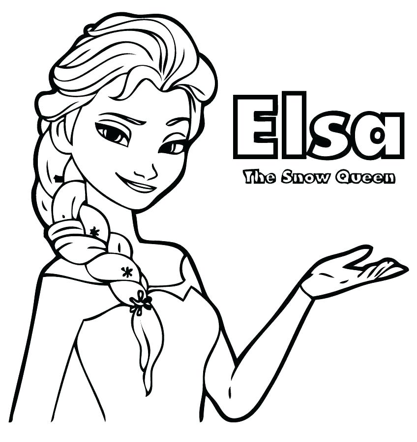 Elsa Coloring Page 848x900 Elsa Coloring Page