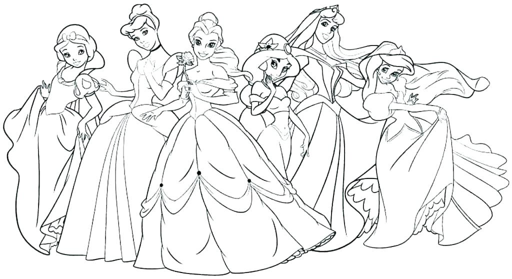 Frozen Princess Coloring Pages Printable Belle Awesome Fuhrer 1024x558 Frozen Princess Coloring Pages Printable Belle Awesome Fuhrer
